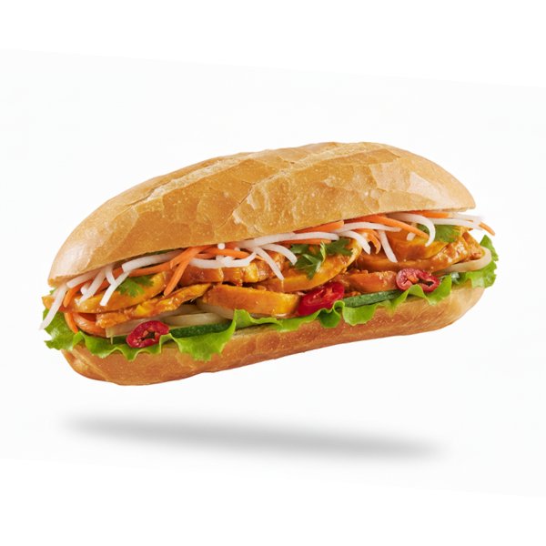 Bánh mì gà xíu с курицей в медовом маринаде